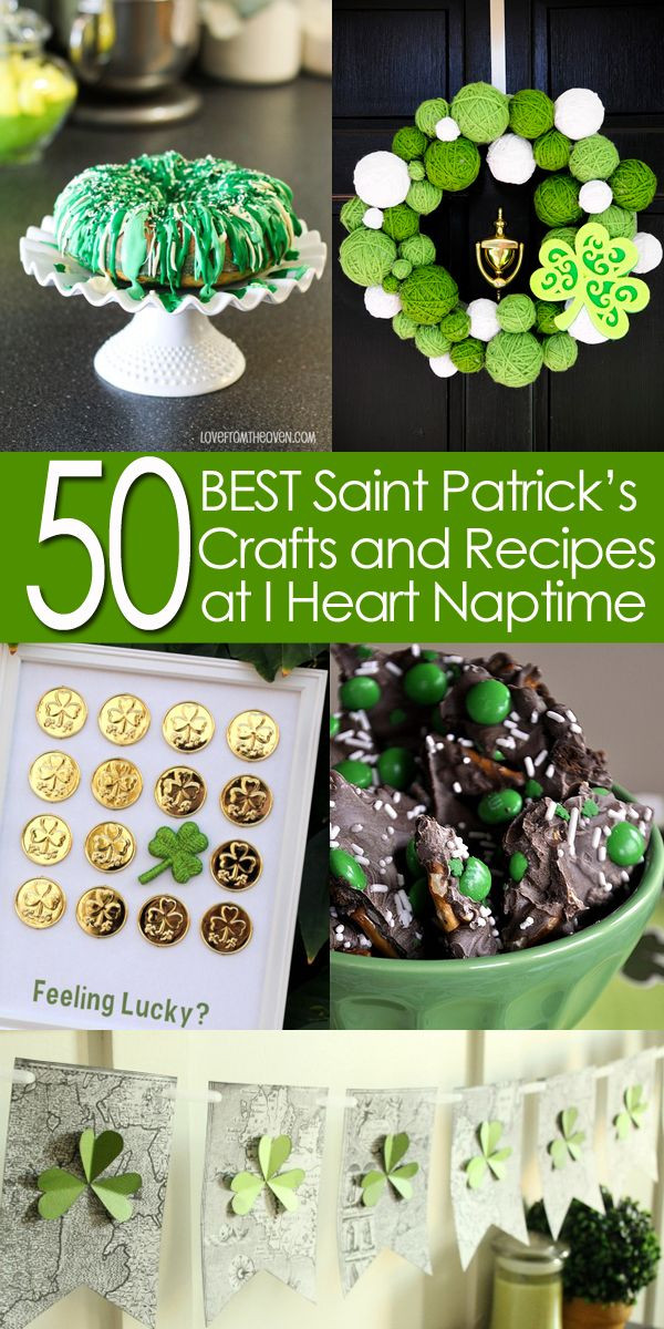 St Patrick Day Crafts For Adults
 50 BEST Saint Patrick s Day Crafts and Recipes
