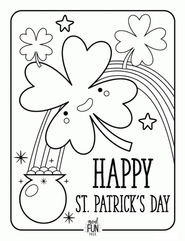St Patrick'S Day Coloring Pages For Kids
 St Patrick s Day Coloring Pages for Kids Preschool and