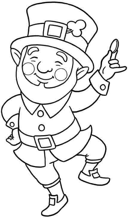 St Patrick'S Day Coloring Pages For Kids
 Free Colouring Pages Saint Patrick Leprechaun For Little