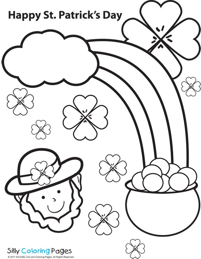 St Patrick'S Day Coloring Pages For Kids
 St Patrick s Day Free Coloring Pages