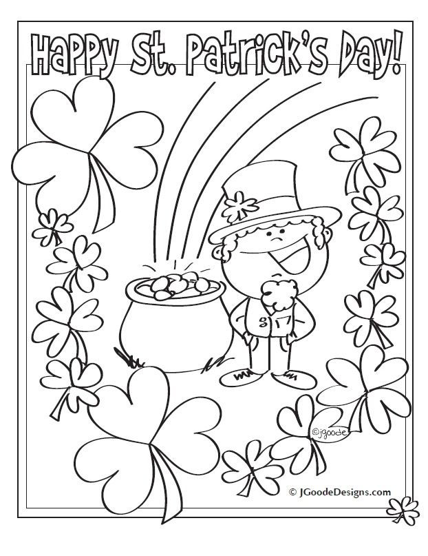 St Patrick'S Day Coloring Pages For Kids
 st patrick s day coloring pages