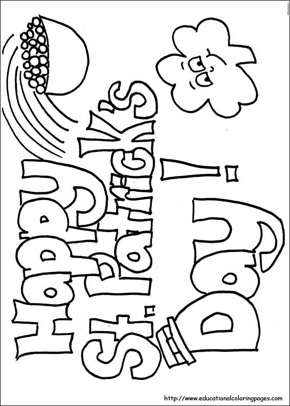 St Patrick'S Day Coloring Pages For Kids
 St Patrick s Day Coloring Educational Fun Kids Coloring