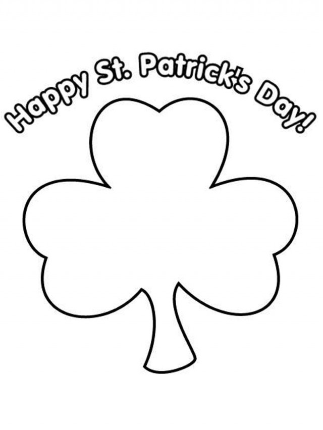 St Patrick'S Day Coloring Pages For Kids
 St Patrick s Day Coloring Pages for childrens printable