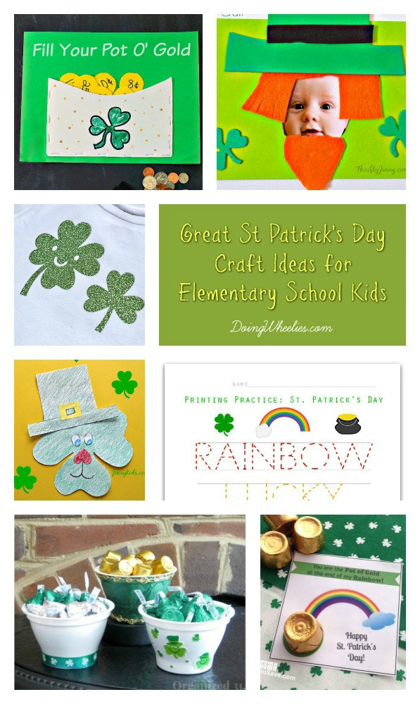 St Patrick's Day Crafts For Kids
 St Patrick s Day Crafts for Elementary Kids Doing Wheelies