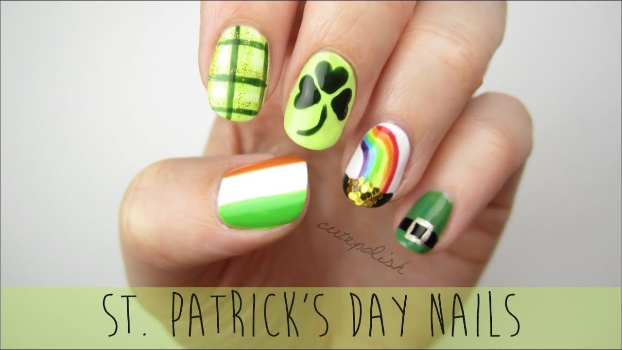 St Patrick's Day Nail Art
 Nail Art for St Patrick s Day A Mini Guide