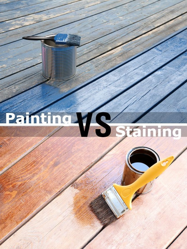 Stain Vs Paint Deck
 Painting vs Staining a Deck 7 Big Differences
