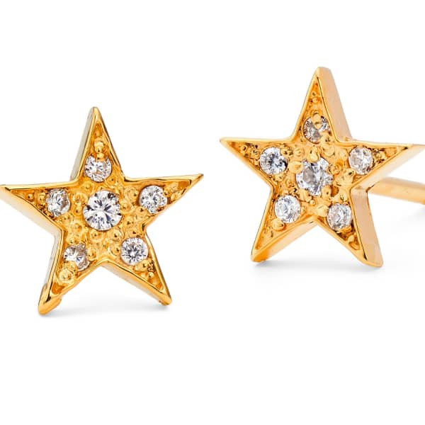 Star Stud Earrings
 Gold Star Stud Earrings Harry Rocks