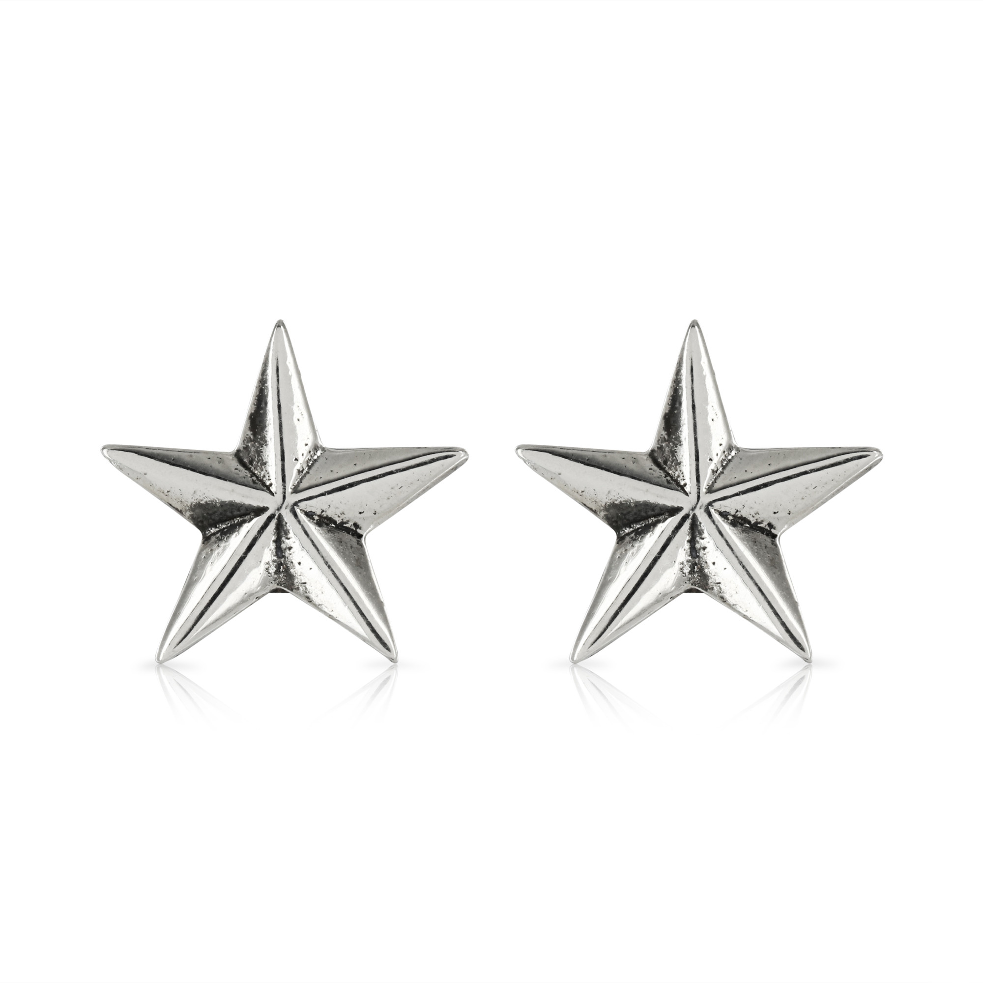 Star Stud Earrings
 Silver Star Stud Earrings – Diadem Jewellery