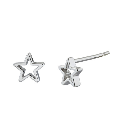 Star Stud Earrings
 Sterling Silver Star Stud Earrings