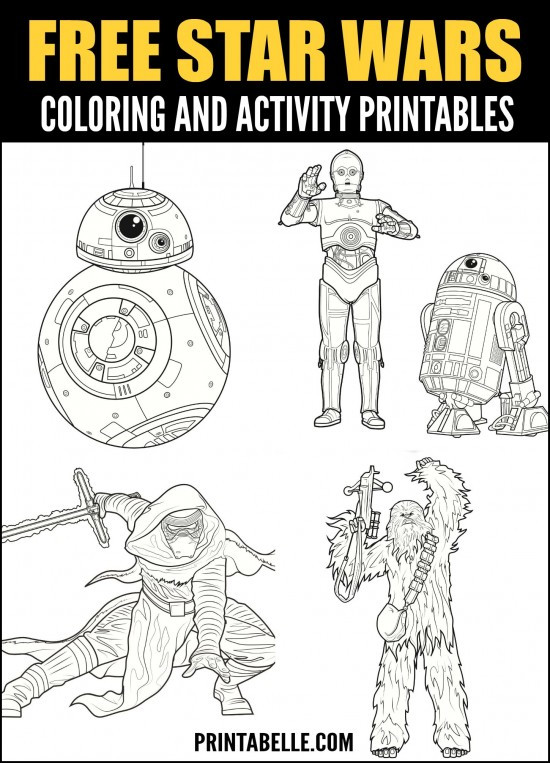 Star Wars Coloring Pages Printable
 Free Star Wars Printable Coloring and Activity Pages