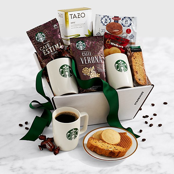 Starbucks Gift Basket Ideas
 Starbucks Recharge and Renew Gift Basket