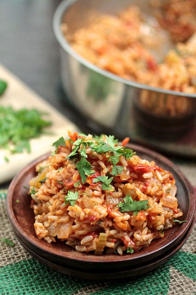 Steamable Brown Rice
 Spicy Vegan Jambalaya Recipe Foods