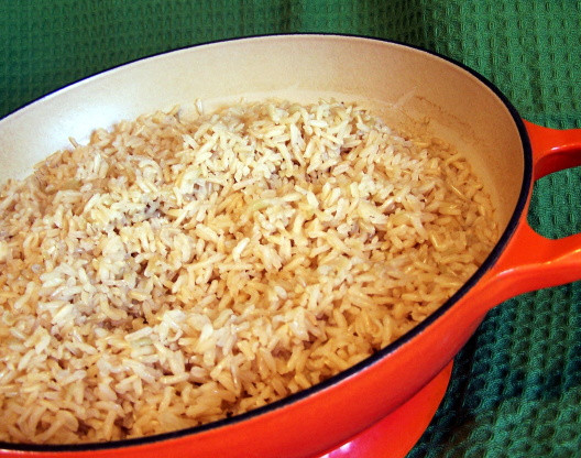 Steamable Brown Rice
 Alton Browns Baked Brown Rice Recipe Genius Kitchen