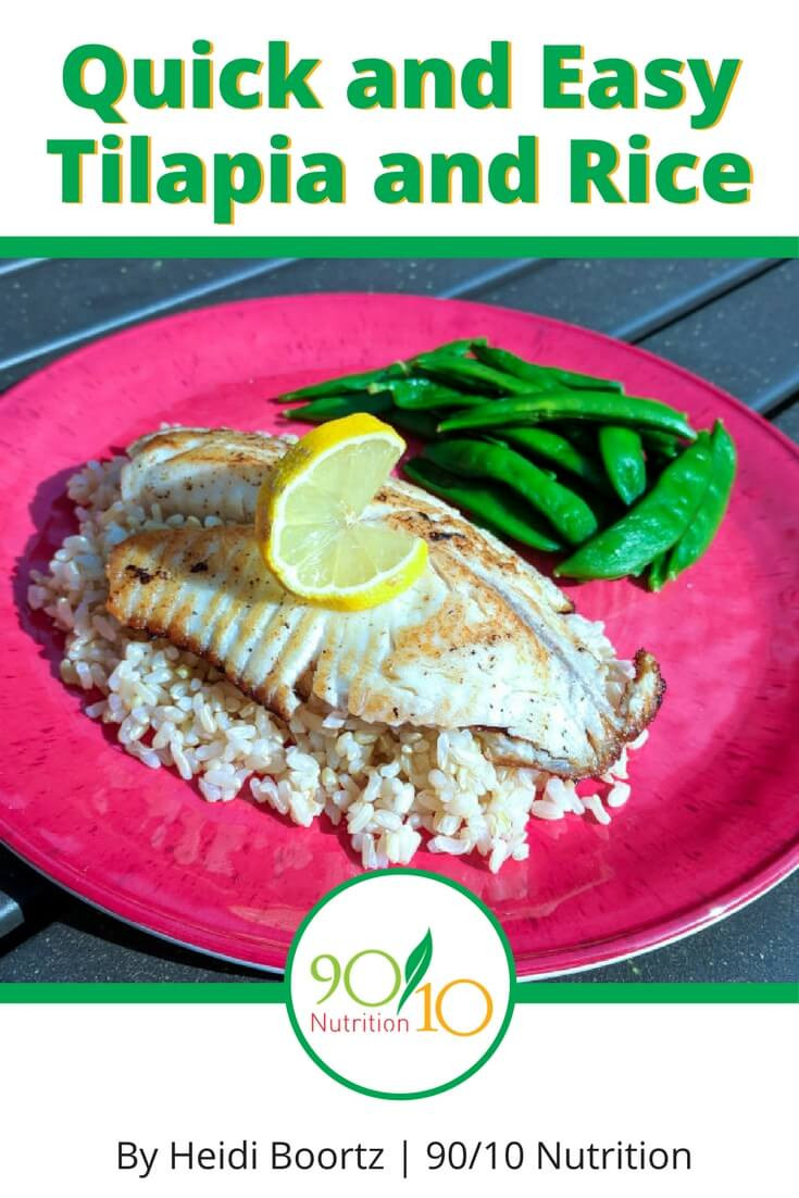 Steamable Brown Rice
 Quick and Easy Tilapia and Rice with steamed veggies 90