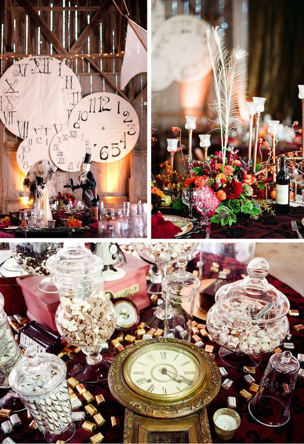 Steampunk Wedding Decorations
 Inspired by Steampunk Themed Weddings Wedding