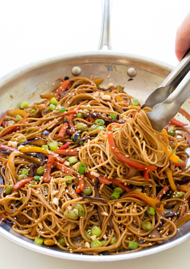 Stir Fry Recipes With Noodles
 Rainbow Ve able Noodle Stir Fry