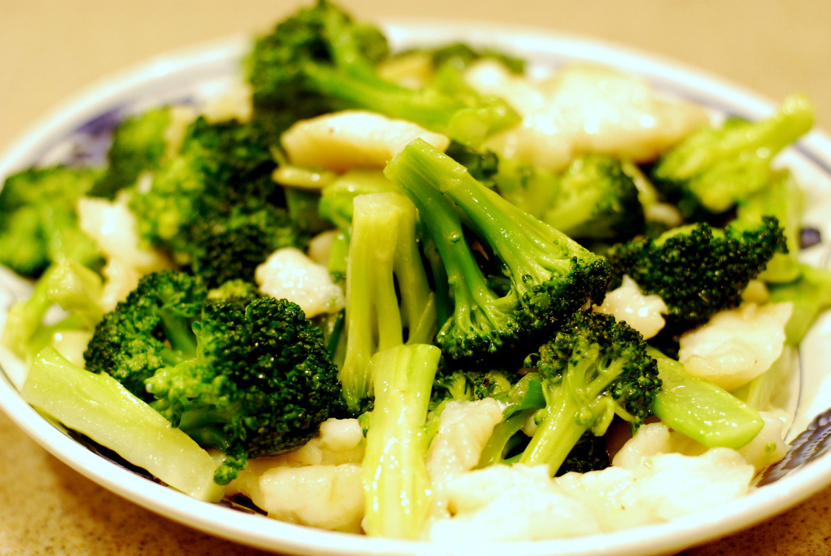 Stir Frying Broccoli
 Fish Fillet with Broccoli Stir Fry 西蘭炒魚片