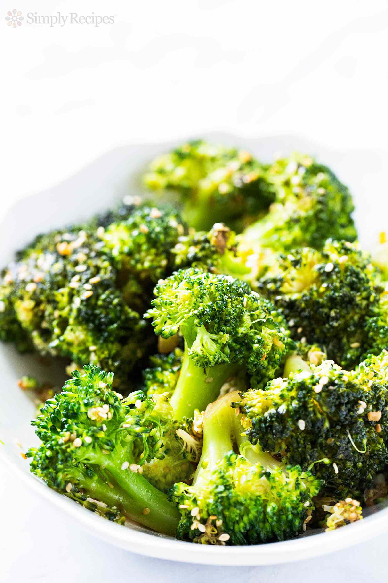 Stir Frying Broccoli
 Broccoli Stir Fry with Ginger and Sesame Recipe