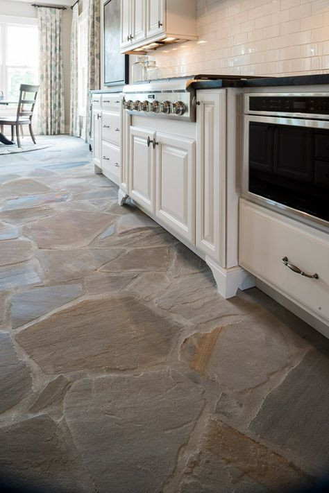 Stone Kitchen Floors
 Tennessee Grey Flagstone