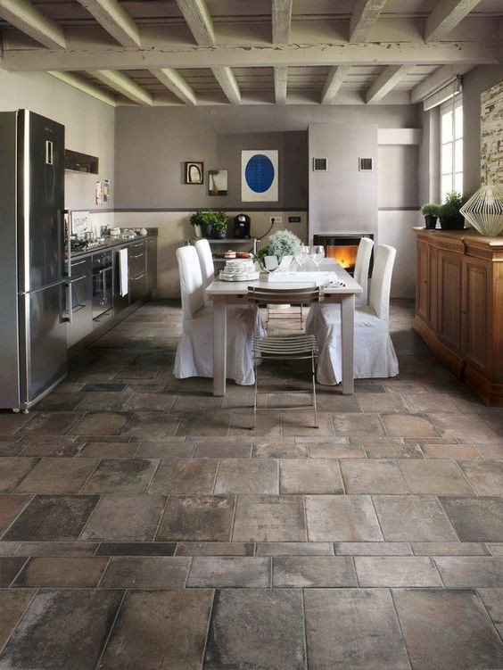 Stone Kitchen Floors
 25 Stone Flooring Ideas With Pros And Cons DigsDigs