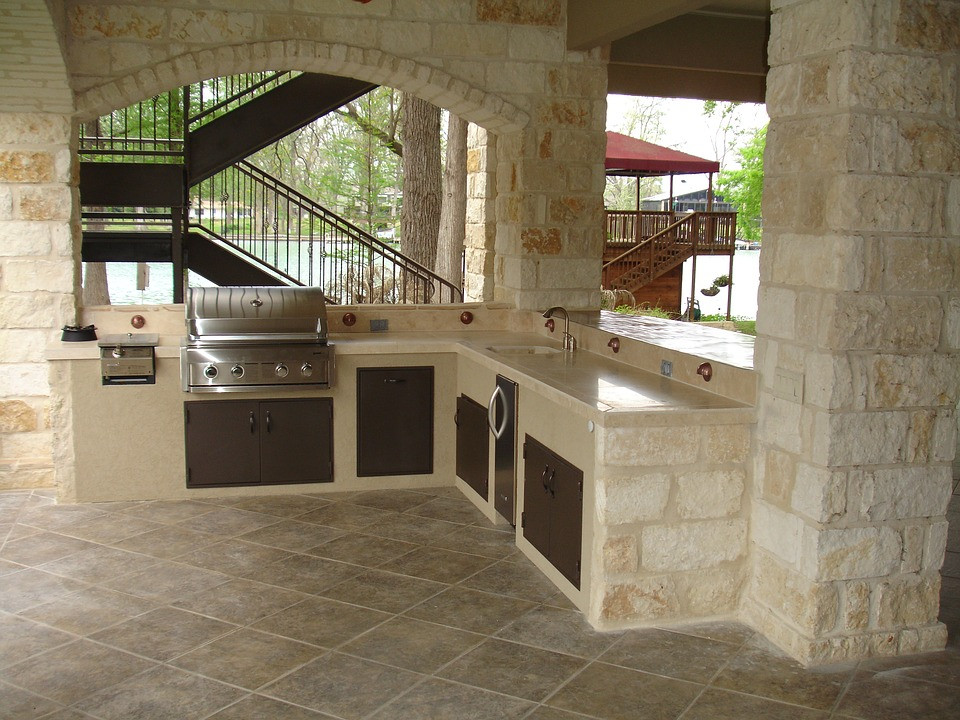 Stone Outdoor Kitchen
 Outdoor Kitchen Stone Masonry · Free photo on Pixabay