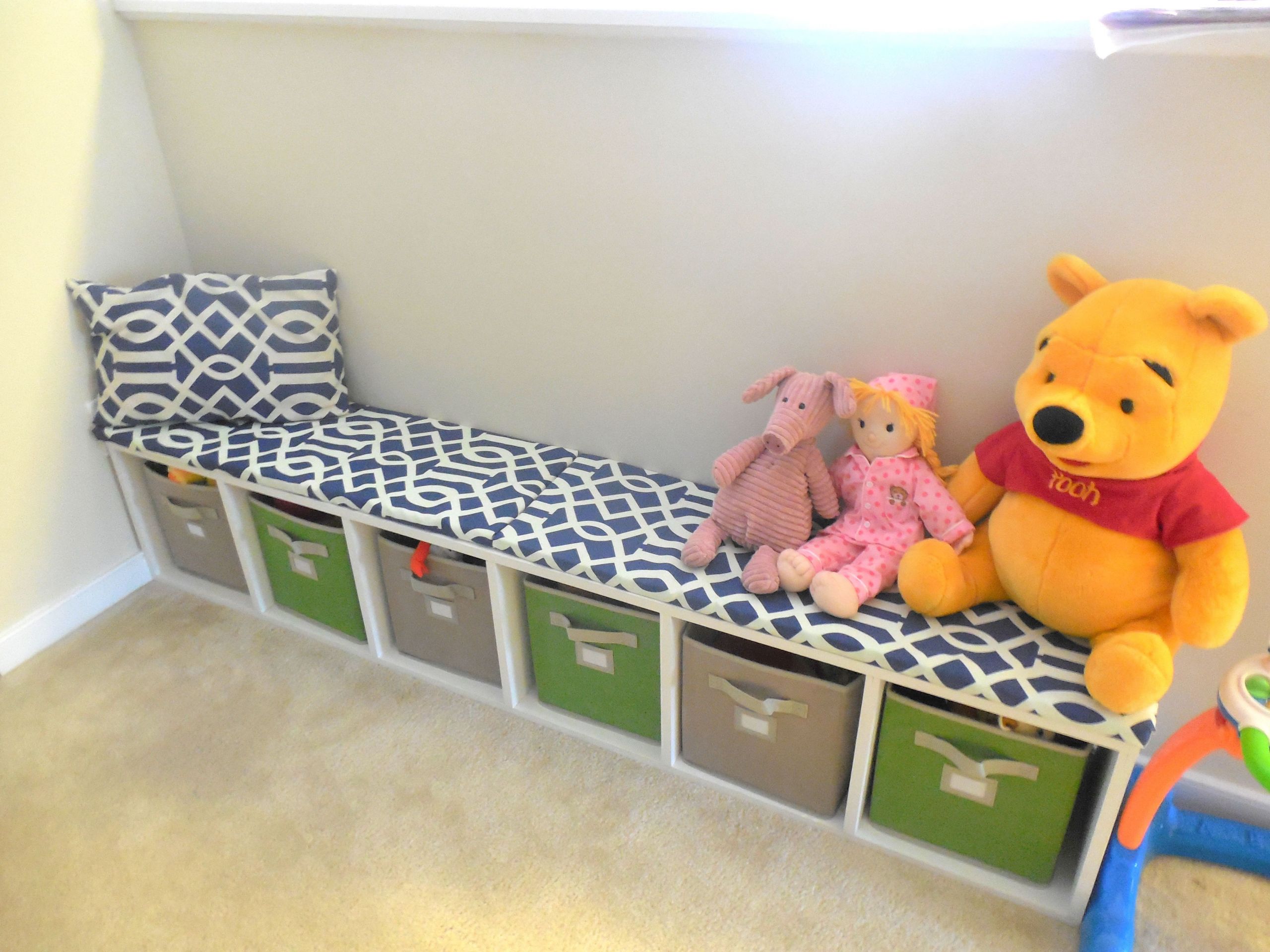 Storage Bench For Kids Room
 DIY storage bench for kids toys