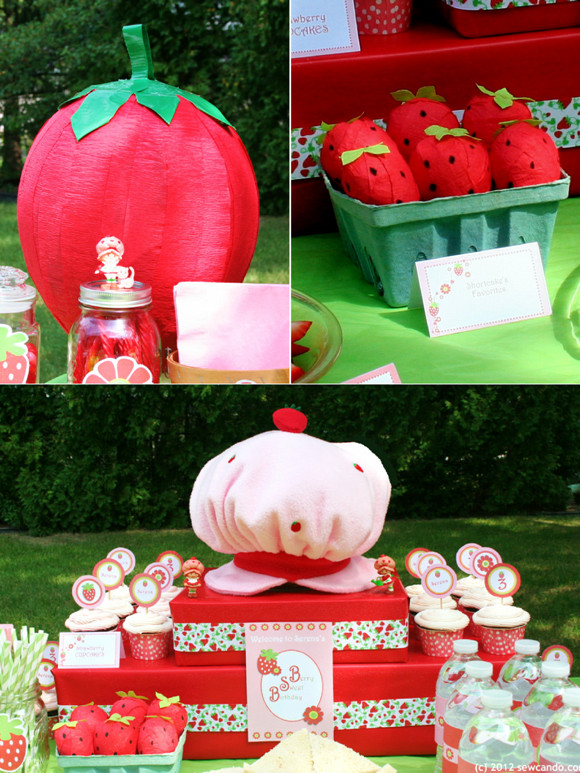 Strawberry Shortcake Birthday Party
 DIY Strawberry Shortcake Birthday Party Ideas Party