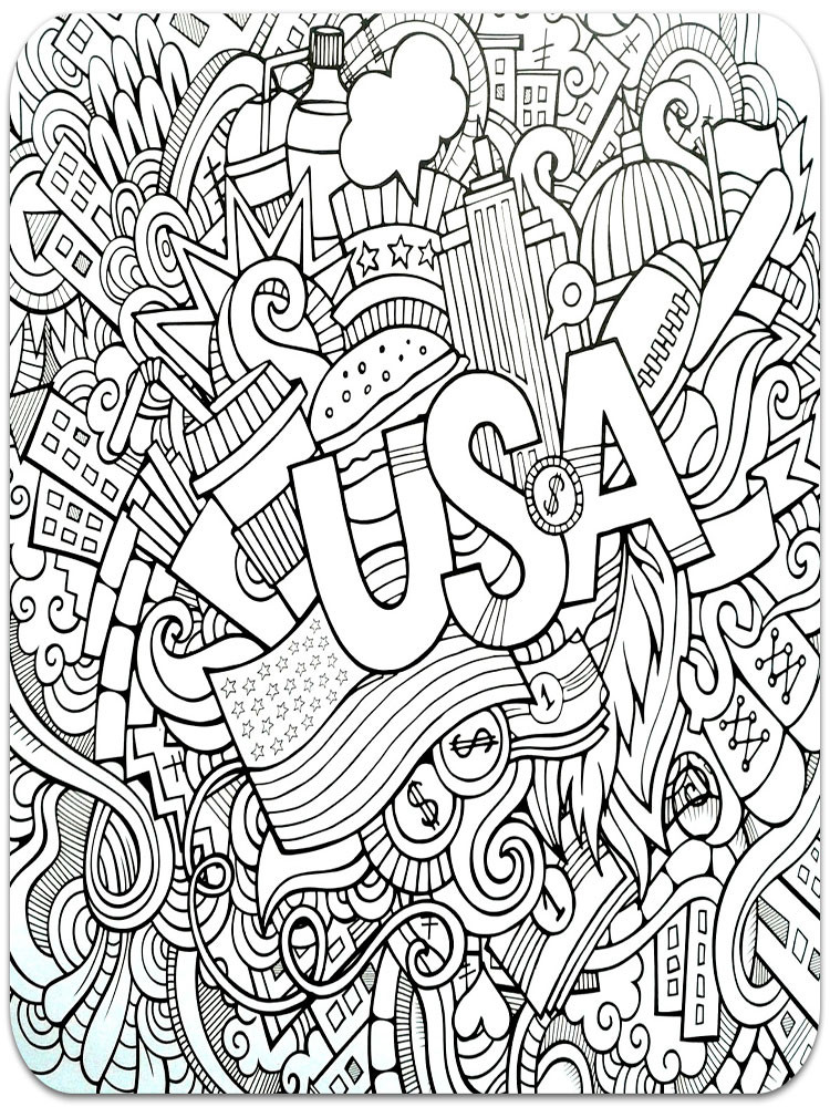 Stress Coloring Books For Adults
 Anti Stress coloring pages for adults Free Printable Anti