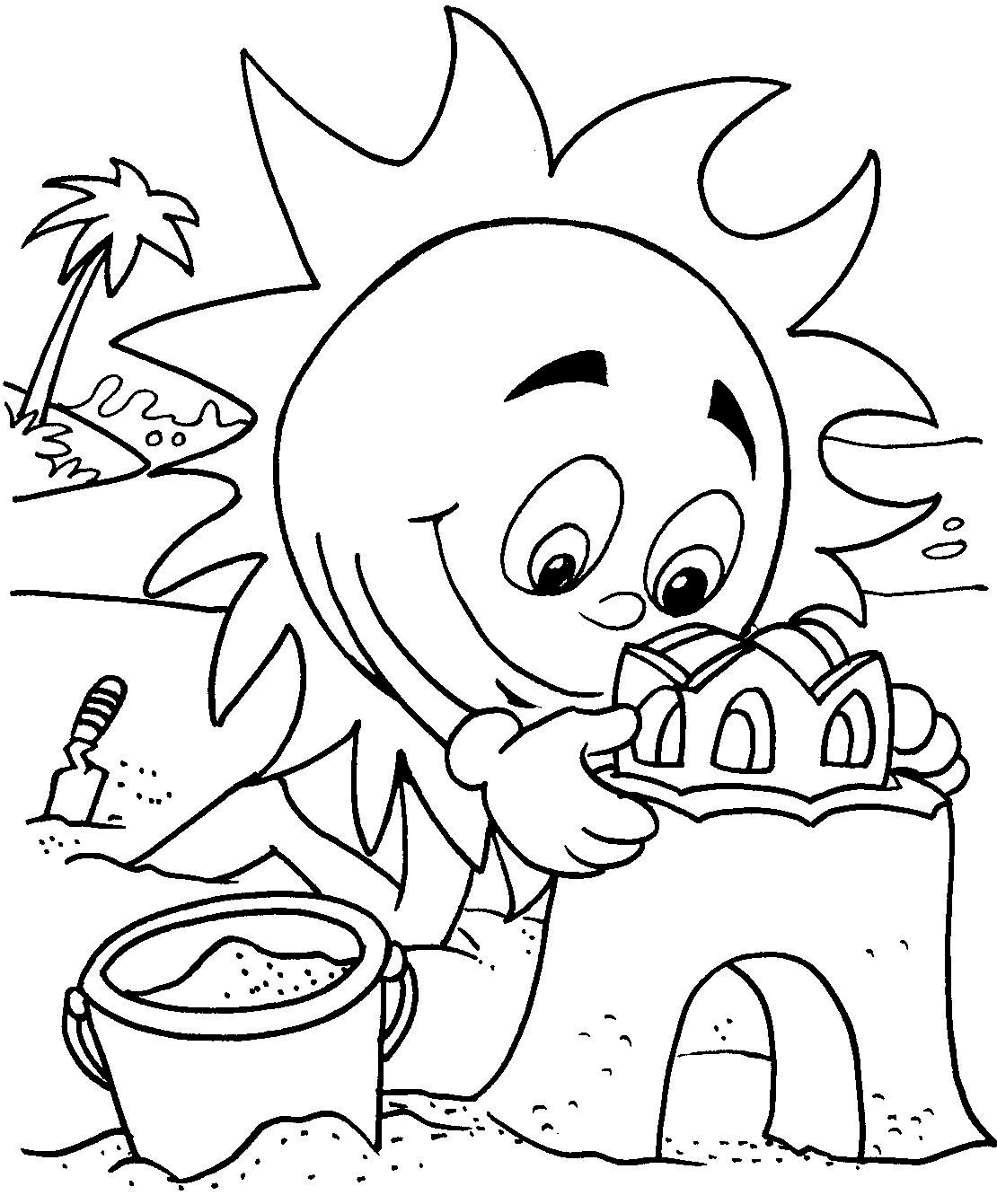 Summer Coloring Sheets For Kids
 Summer Coloring Pages 5