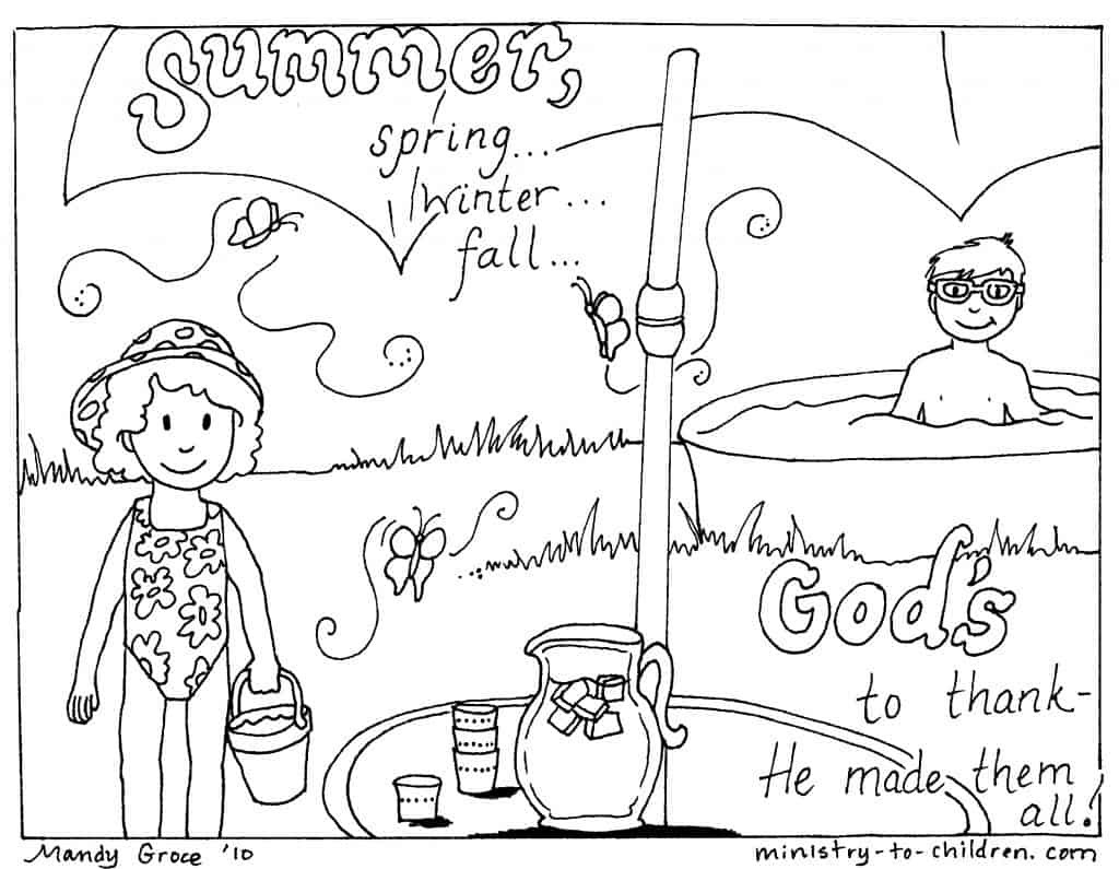 Summer Coloring Sheets For Kids
 12 Summer Coloring Pages [Easy Printable PDF] Free