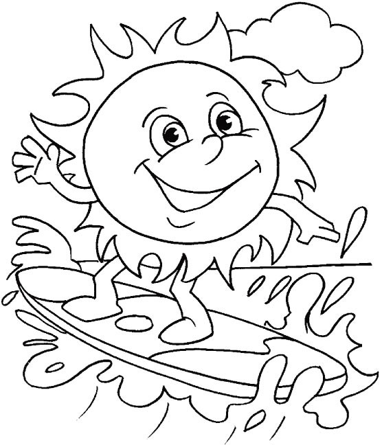 Summer Coloring Sheets For Kids
 Download Free Printable Summer Coloring Pages for Kids