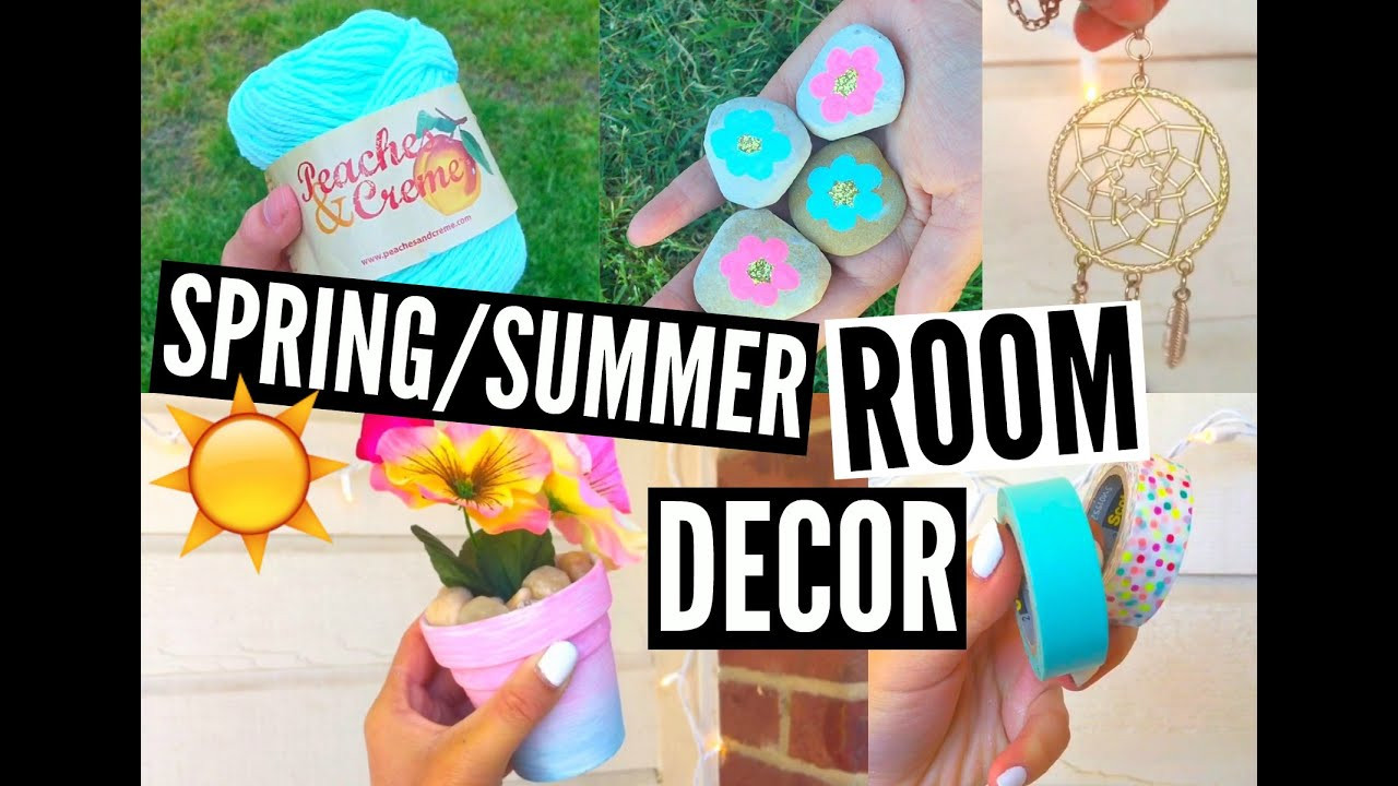 Summer DIY Room Decor
 DIY Spring Summer Room Decor Organization Easy