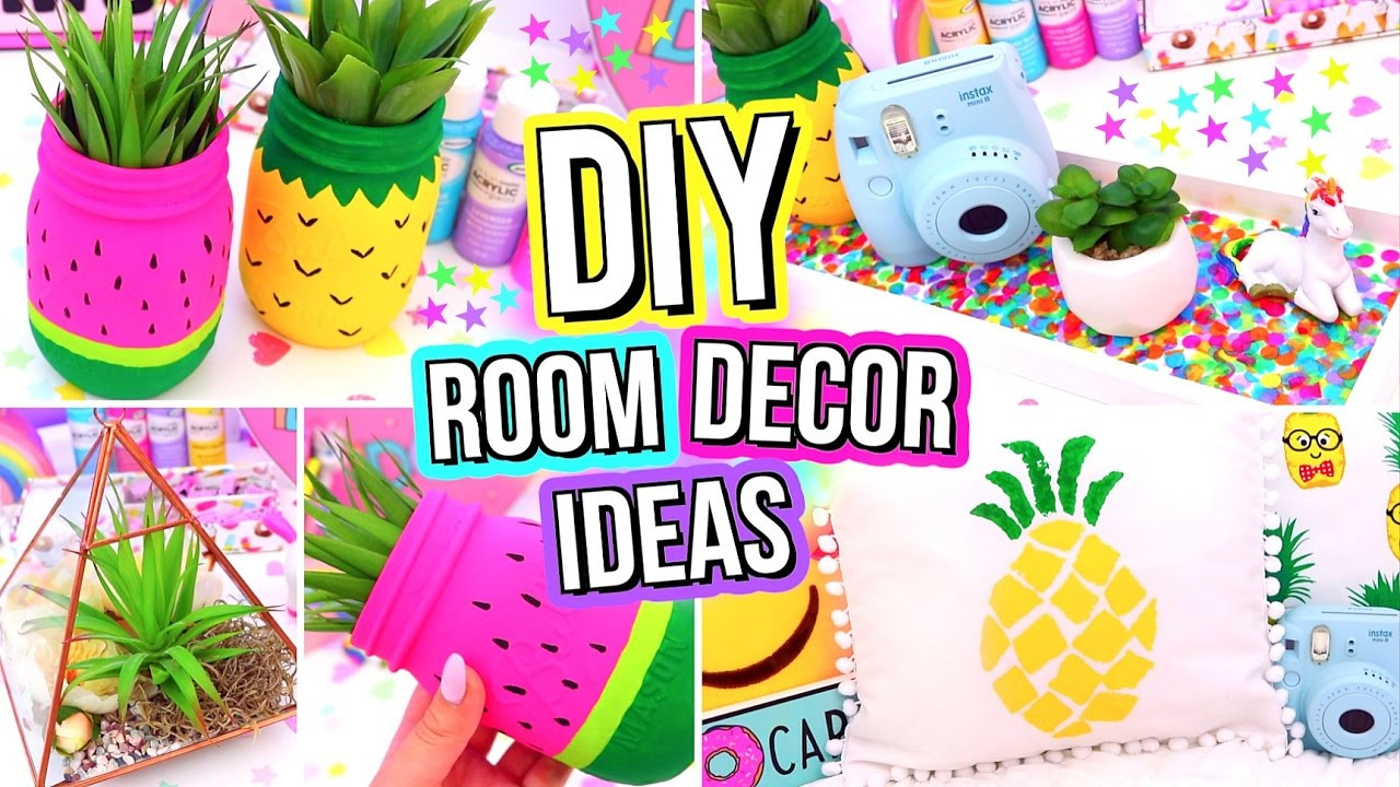 Summer DIY Room Decor
 DIY ROOM DECOR IDEAS Easy & Fun 5 Minute DIY s For Your