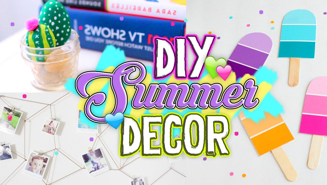 Summer DIY Room Decor
 DIY Summer Room Decor Cute & Affordable Tumblr Inspired