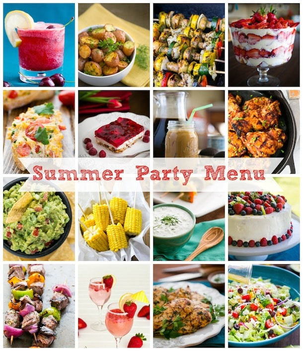 Summer Party Ideas Food
 Summer Party Menu Ideas NatashasKitchen