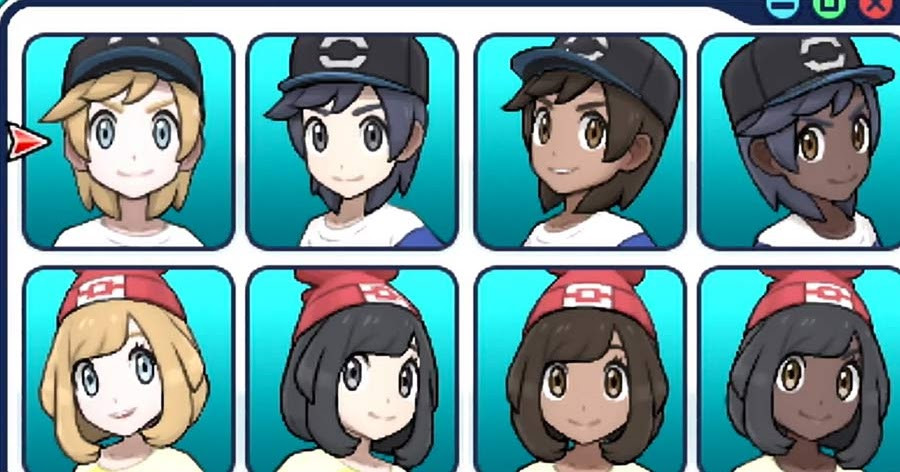 Sun And Moon Female Hairstyles
 Pokémon Sun and Moon Hairstyles