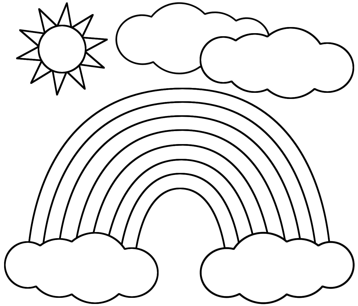 Sun Coloring Pages For Kids
 Sun Coloring Pages