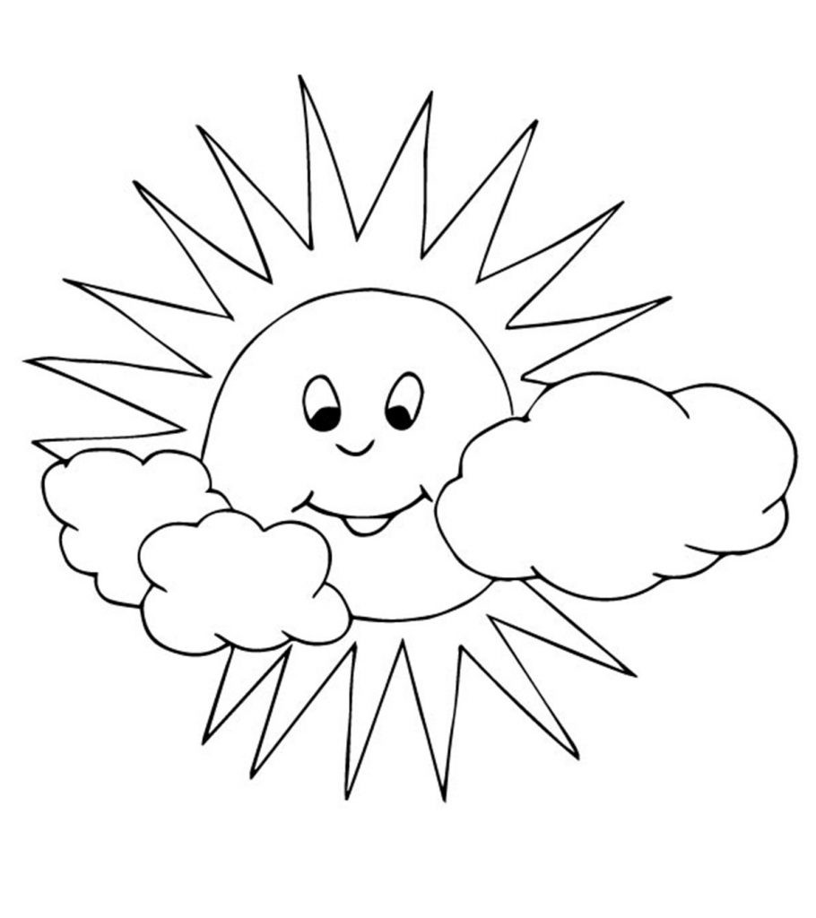 Sun Coloring Pages For Kids
 Sun Coloring Pages Free Printables MomJunction