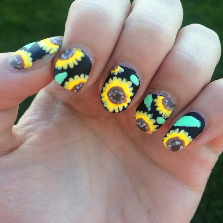 Sunflower Nail Designs
 21 Sunflower Nail Art Designs Ideas