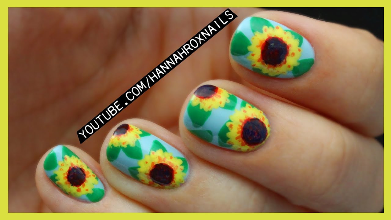 Sunflower Nail Designs
 Sunflower Nail Art