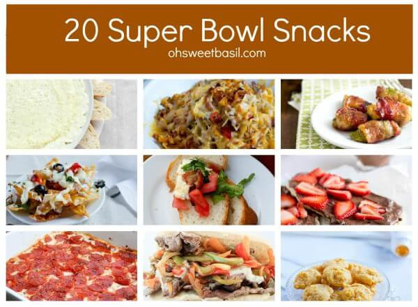 Super Bowl Snacks Recipes And Ideas
 40 Must Make Super Bowl Recipes Oh Sweet Basil