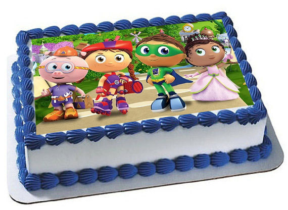 Super Why Birthday Cake
 Super Why Cake Topper Super Why Edible Image Super Why