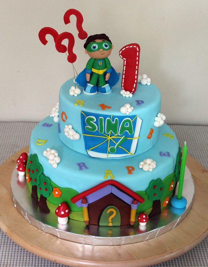 Super Why Birthday Cake
 Super Why Cake Charly party