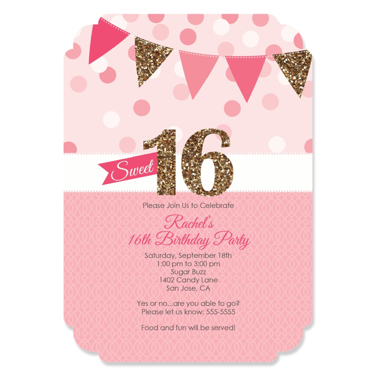 Sweet 16 Birthday Invitations
 Sweet 16 Birthday Invitations Personalized Birthday Party