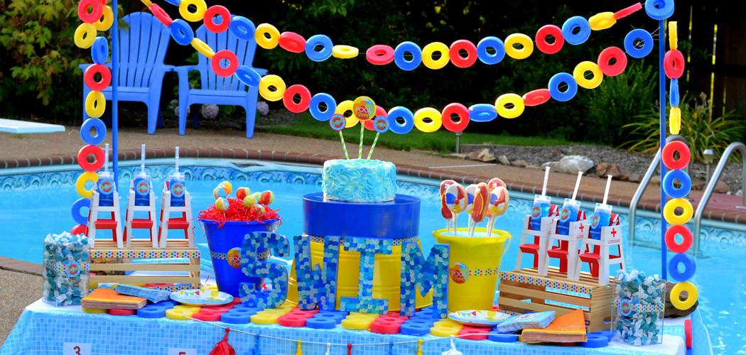 Swimming Pools Party Ideas
 Pool Party Birthday Theme