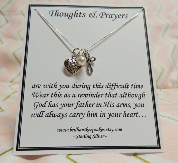 Sympathy Gifts For Loss Of Father For Child
 Loss of father sympathy t jewelry by BrilliantKeepsakes