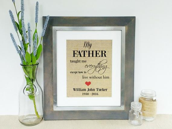 Sympathy Gifts For Loss Of Father For Child
 DEATH OF FATHER Sympathy Gifts Condolence Gift for Loss of