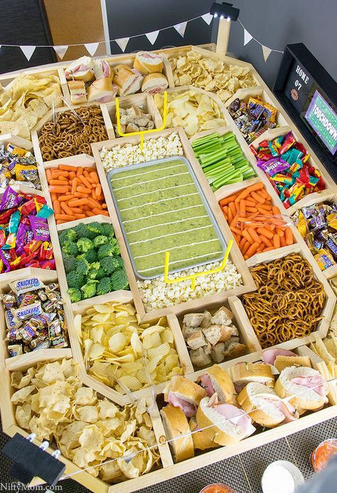Tailgate Party Food Ideas
 How to Make an Epic Reusable Wooden Snack Stadium
