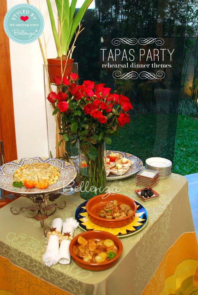 Tapas Ideas For Dinner Party
 451 best images about REHEARSAL DINNER IDEAS on Pinterest