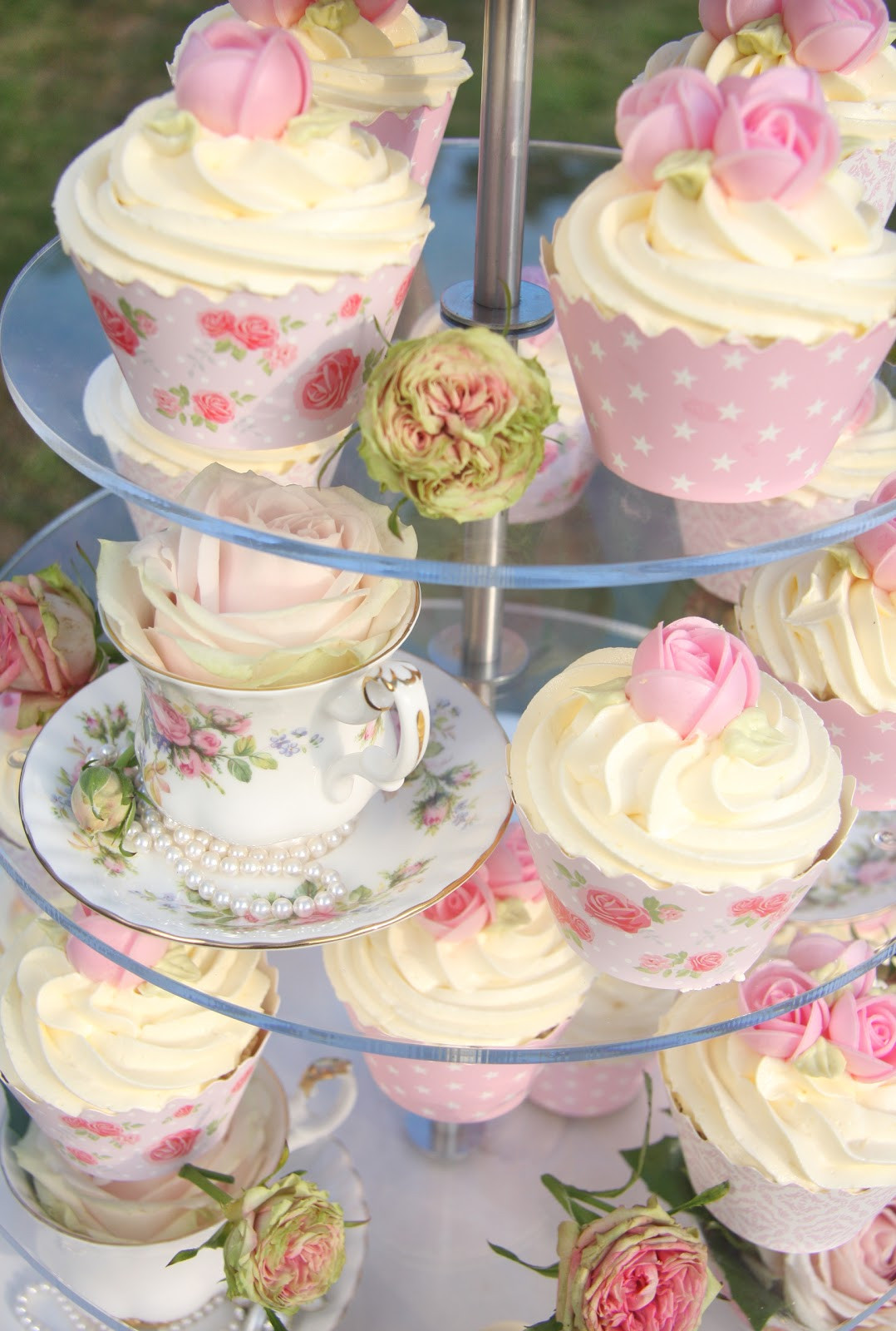 Tea Cup Party Ideas
 Life is What You Bake it Vintage Cake Cupcakes & Tea Cups